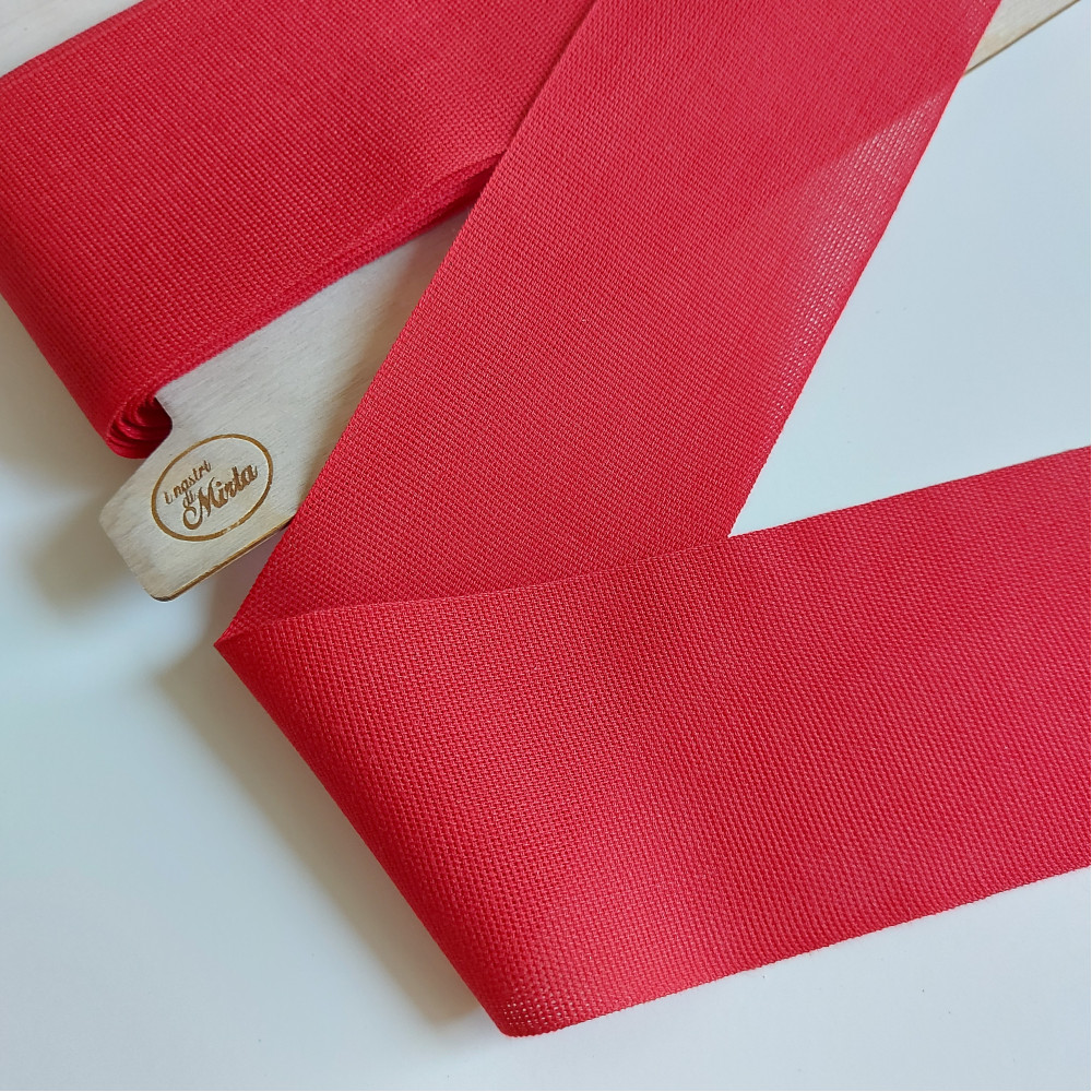 I Nastri di Mirta - Cencioso - Red Cotton Ribbon